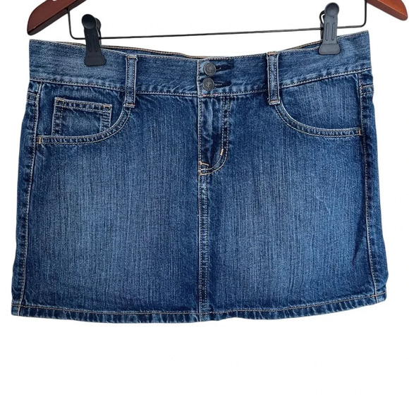 Old navy Y2K mini  jeans skirt size 4 - Picture 1 of 6